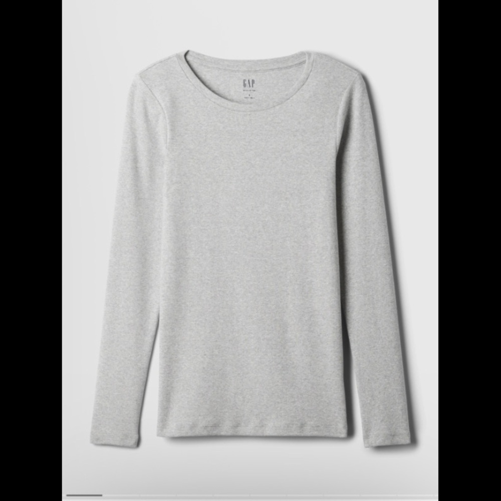 Gap Modern Crewneck T-Shirt light heather grey